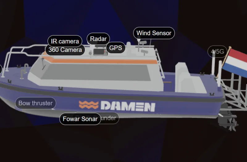 Damen vessel