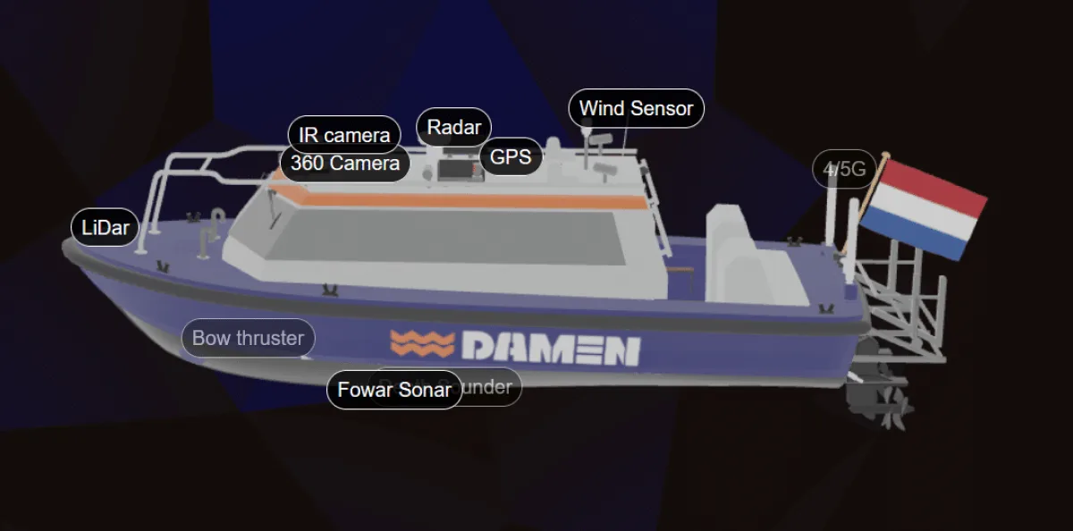 Damen vessel